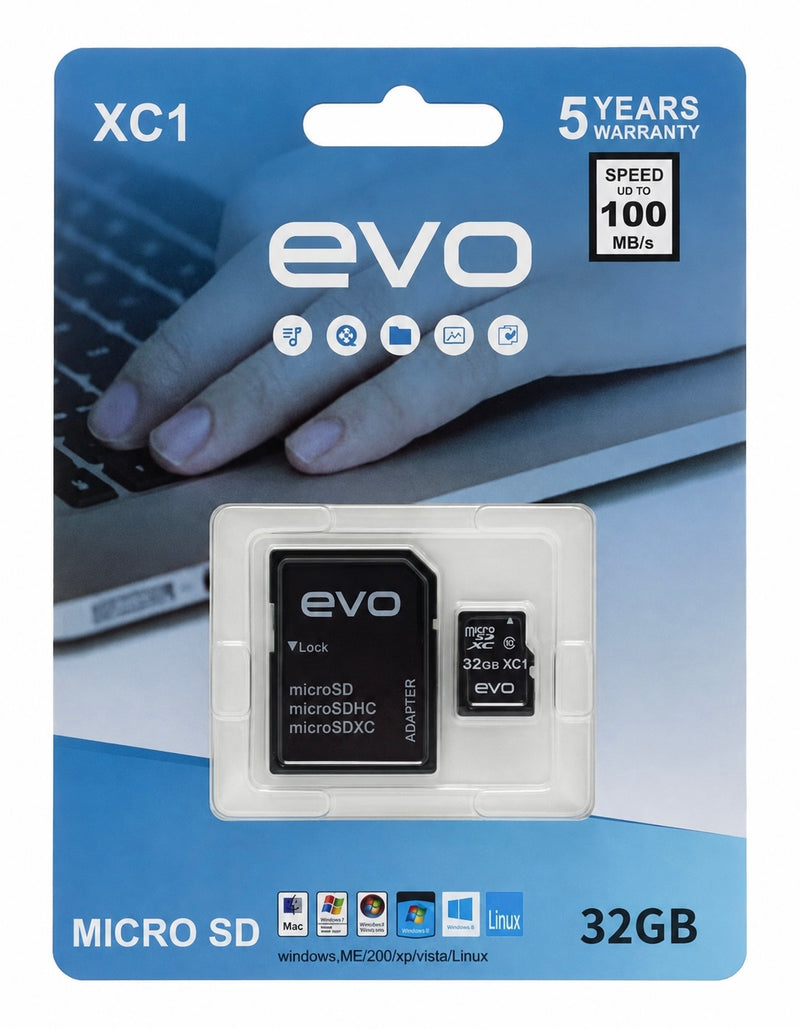 32GB Micro SD/SDHC Memory Card